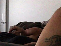 my step cousin gives a handjob in the room