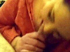 She Passionately Sucks and Blows My Hard Cock with Intense Desire