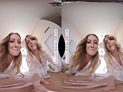 naughty america 2 chicks same time vr with kenna james & veronica weston