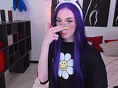 First the brunette dances hot and naked for her boss, then her best friend the nurse does the same as a slut