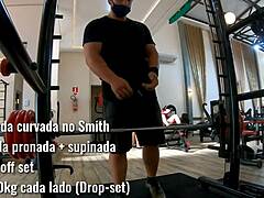 Flexible workout in panties and thong leads to hardcore action