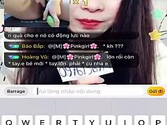 Jin Xinh bunny live show full face.