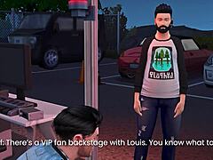 Backstage naughty 3d hentai sex fun