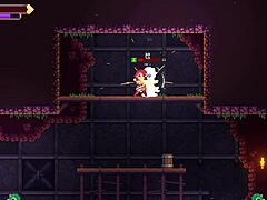 Scarlet Maiden gets futanari blowjob at gloryhole in caves