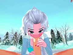 Elsa Gets Fucked the Night Before Xmas - Free POV Frozen!