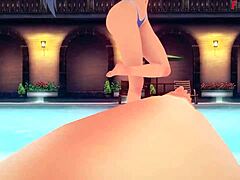 Roxy Fucks Eris Hard By Pool In Hentai