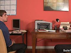 tempting gay gives oral sex to monster cock