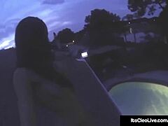 cam princess its cleo masturbates on rooftop