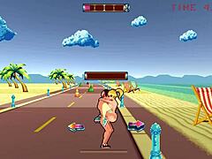 roller babe hentai game public creampie at beach