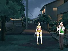 Shameless milf shows big tits and ass