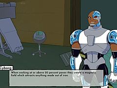 in this 18titans episode 6, jinxed action unfolds with cartoon teen 18+ and alien monster.