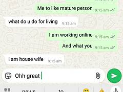 Intriguing MILF massage where she hints at wanting more from me.