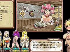 Four bitches explore dungeon in dan ero game