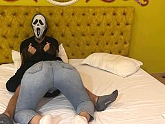 Ghostface Gets Free Blowjob for Halloween