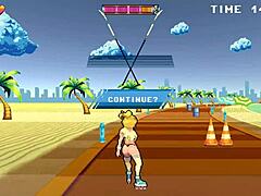 roller babe hentai game public creampie at beach