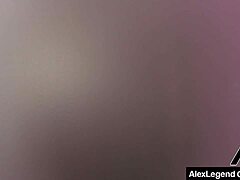 Nurse Penny Pax arrives to care for Alex Legend's needs in the hospital with her glasses on