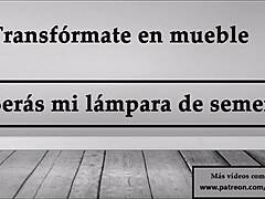 turn into furniture be my semen lamp joi