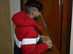 fucking the endowed delivery guy?