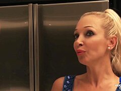 Young Brunette Explores Sexuality With Voyeur