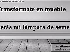 turn into furniture be my semen lamp joi