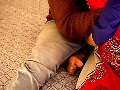 Indian Housewife Enjoys Romantic Sex on Bed, Gets Creampied with Hindi Audio