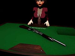 Huge squirting monster cock in 3d cartoon