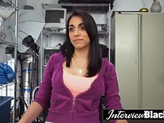 Latina Teen Sucks Big Black Cock?