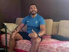 Baby Sophy in Red Lingerie, Bent Over with Big Ass