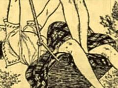 i saw this vintage erotic illustration and it made me so hornyy