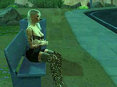 Night Work A Street Girl Picks Up A Customer On The Street!