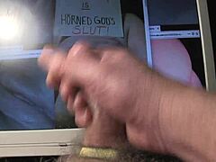 Amateurs create a homemade cum tribute for Pinkbunny featuring horned gods