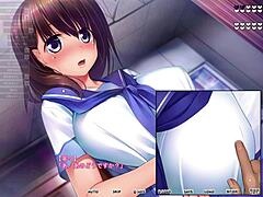 Seductive Hypnosis Tricks Pretty Anime Lady Into Gangbang With All Men