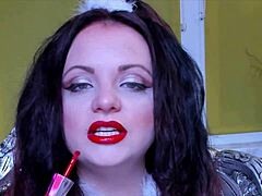 Red lips fetish for your holidays