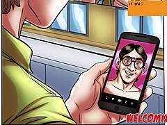 Nerd Fucks Big Butt Woman In Anal Sex Over Video Call With Intense Action