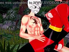 Elastigirl gets fucked hard on a secret mission in this full movie