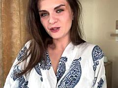 stepmother with huge cock says lick my milky nipples now stepson