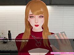 Loving challenge in anime game