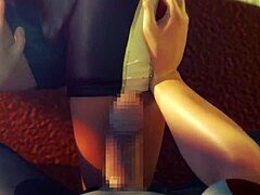 rena senpai, why are you teasing with that baton in this 3d pov anime?