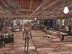 What does Chyler Leigh's top model look like in Fallout 4 fashion?