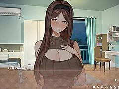 Summer Clover Harem Hentai Game Ep 8: Caught Half Naked with Huge Boner