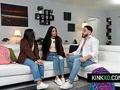 Stepbro influences stepsisters Violet and Bianca