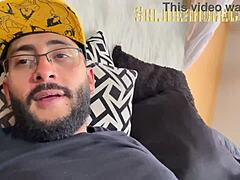 My friend's whore came back for my monster cock, licking balls and getting a facial with dirty talk?