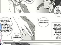 girls night out turns wild in futanari hentai cartoon adventure