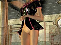 3D Nurse In Latex Fucks Patient