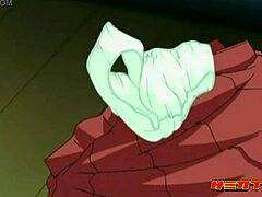 Why do futanari students fuck wildly at the academy in this uncensored hentai?