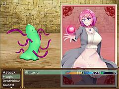 Horny Client Grabs Waitress Tits in Massage - Philana Elixir Part 2