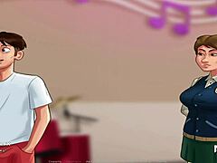 In Summertime Saga, choose a flute for my mouth demonstration.