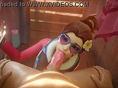 Bold SFM Blowjob Compilation Of Cock Sucking Hentai Sluts From Overwatch And Final Fantasy