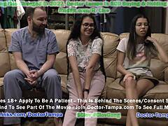 angel santana's 2022 gyno exam with nurse aria nicole at doctor tampa