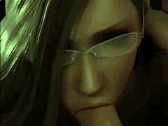 Tricky pov cartoon with dancing and striptease scenes.